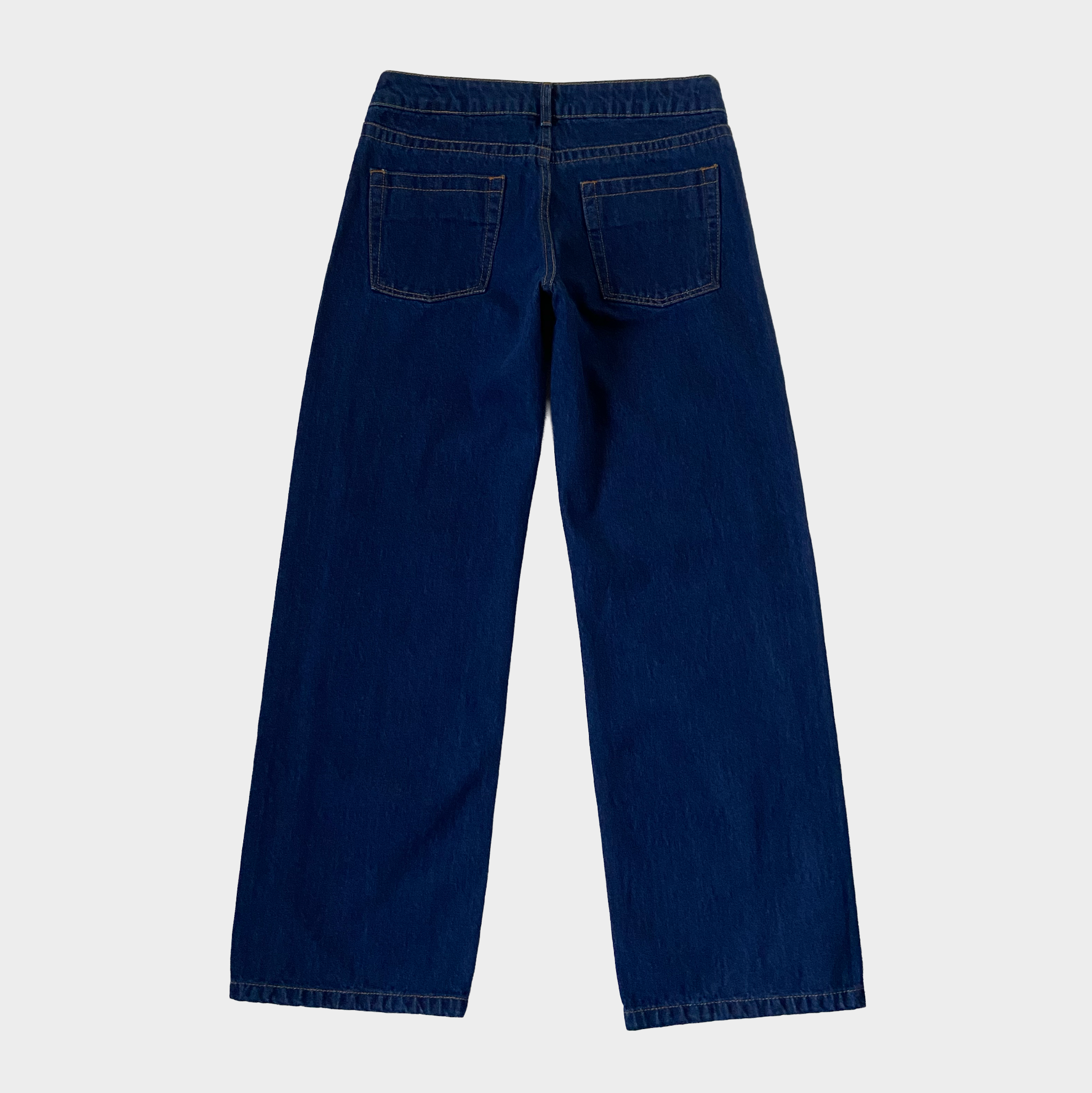 Low Rise Baggy Jeans Indigo Washed